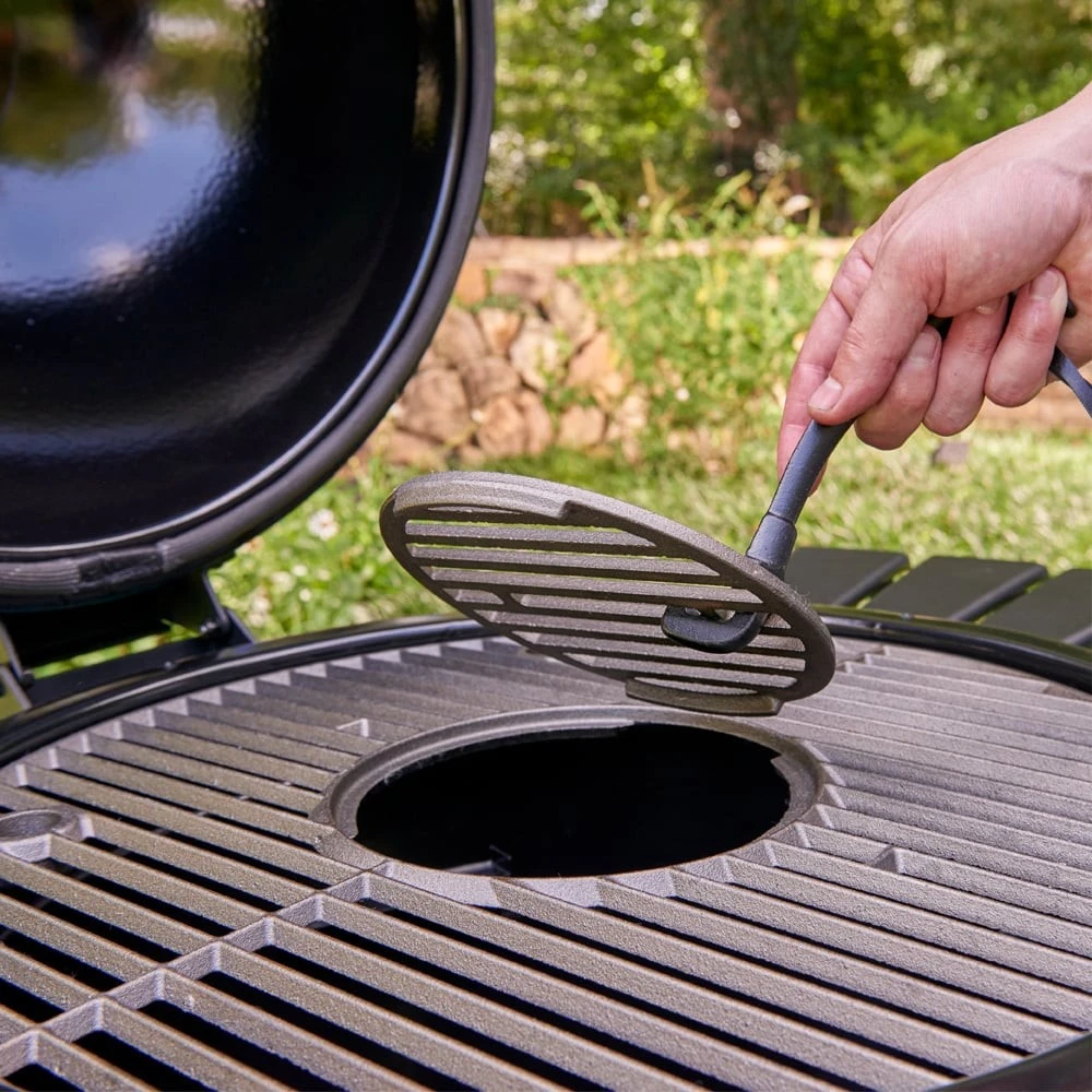 Akorn Kamado Charcoal Grill Black - Detail, Kamado Joe, BBQkopen