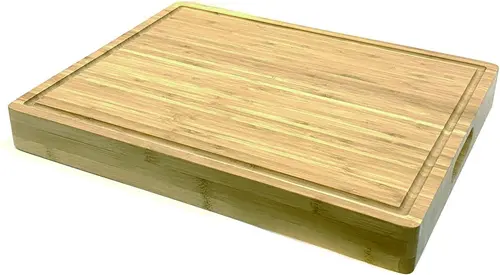 Grill Guru Cutting board Extra thick bamboo cutting board, 43x33x5cm