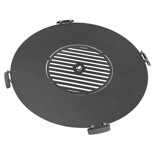 Grillplaat dia 78 cm met grillrooster 36 cm met 4 handvatten, CookKing, BBQkopen