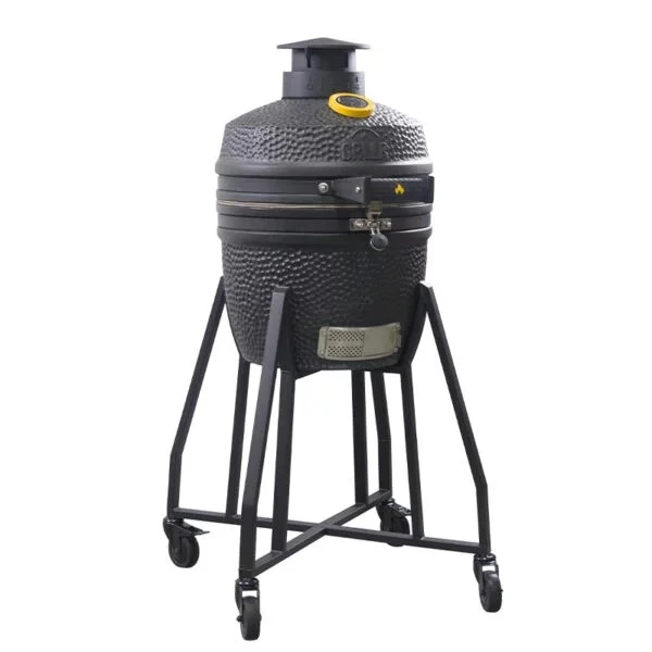 GRLLR Ember Classic 16 Inch | Charcoal Black Trolley - Schuin, GRLLR, BBQkopen