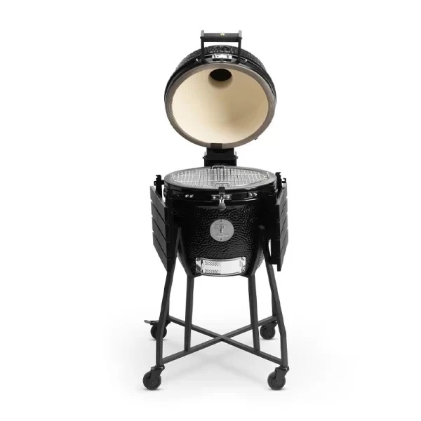 GRLLR Ember Classic 18 Inch | Shiny Black - Open, GRLLR, BBQkopen