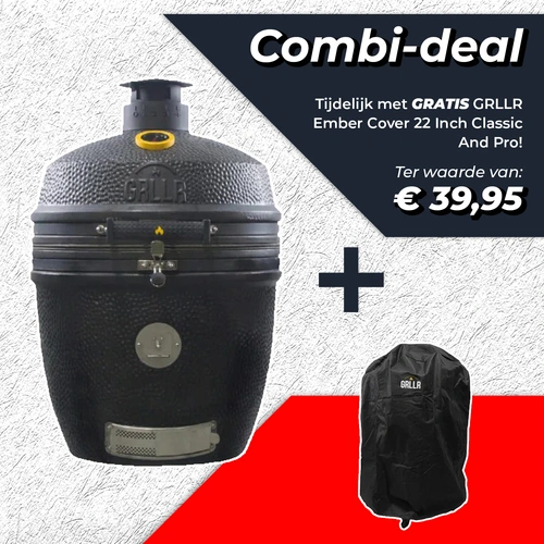 GRLLR Ember Classic 22 Inch | Charcoal Black - Actie, GRLLR, BBQkopen