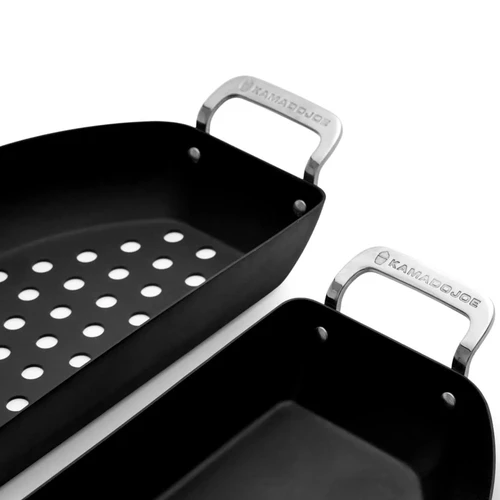 Kamado Joe ® - Karbon steel half moon pan set - Detail, Kamado Joe®, BBQkopen