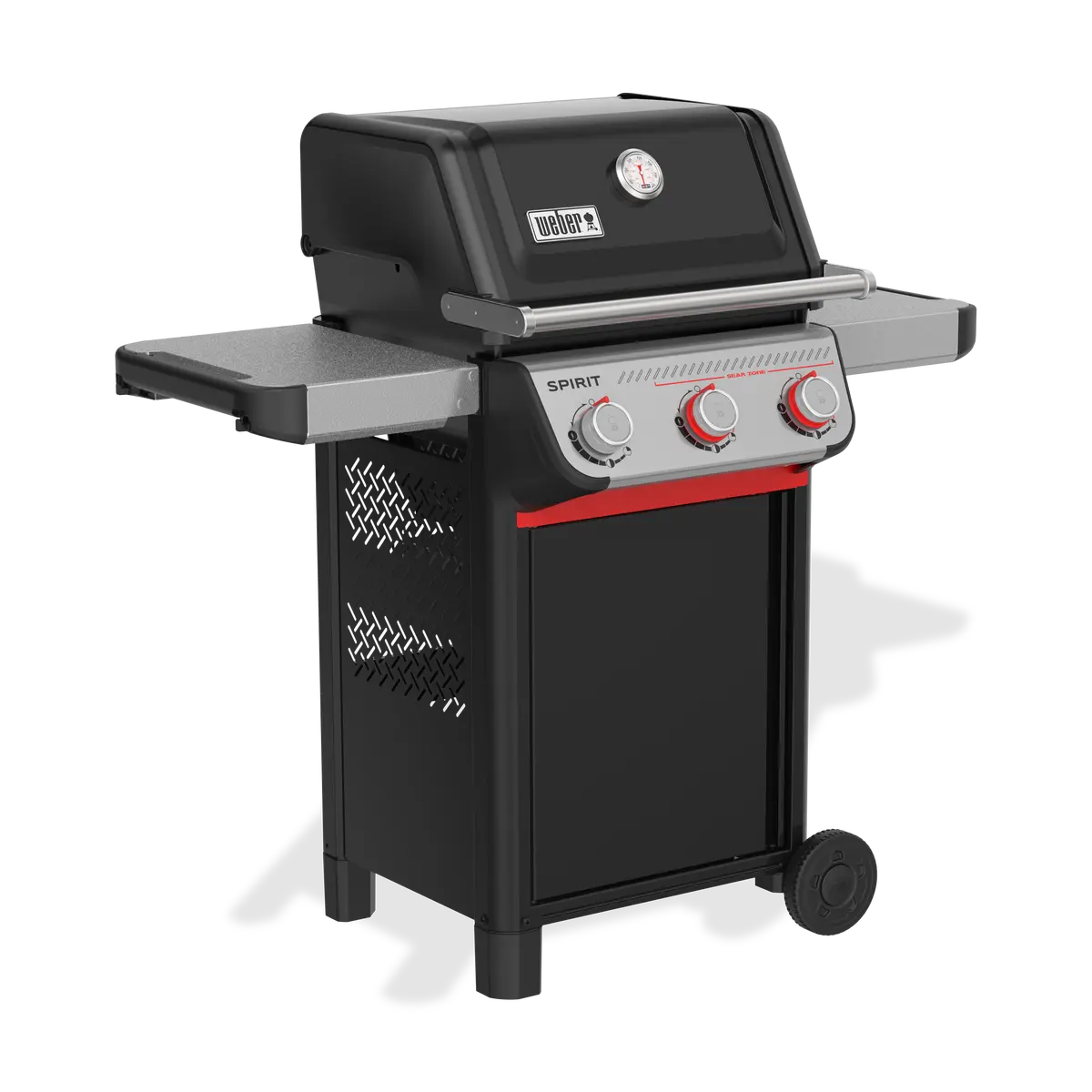 Spirit E-325 zijkant, weber, BBQkopen