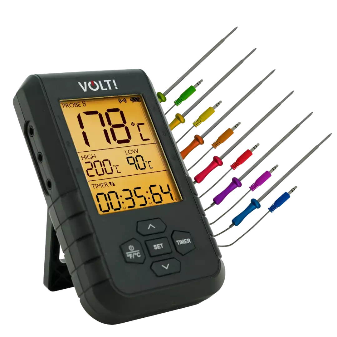 Volt! Industries Grenade Grill 18 Inch Set - Thermometer, Weber, BBQkopen