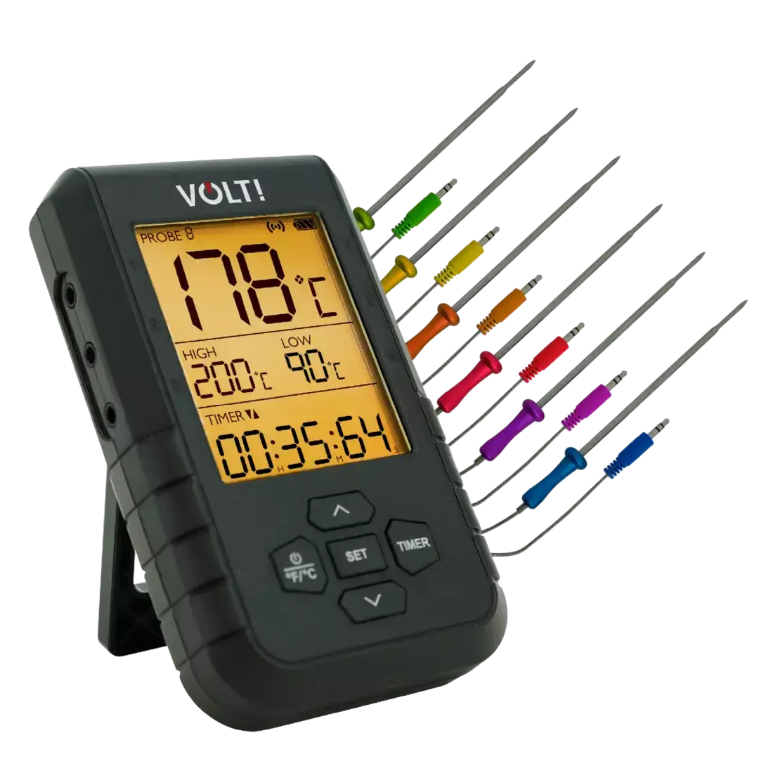 Volt! Industries Grenade Grill 24 Inch Set - Thermometer, Weber, BBQkopen