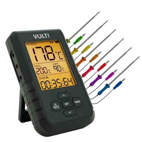 Volt! Industries Grenade Grill 24 Inch Set - Thermometer, Weber, BBQkopen