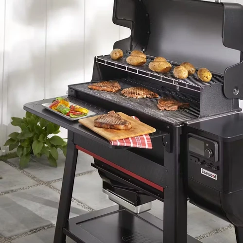 Weber Werktafel Voorzijde voor Searwood XL 600 - Sfeerbeeld, Weber, BBQkopen